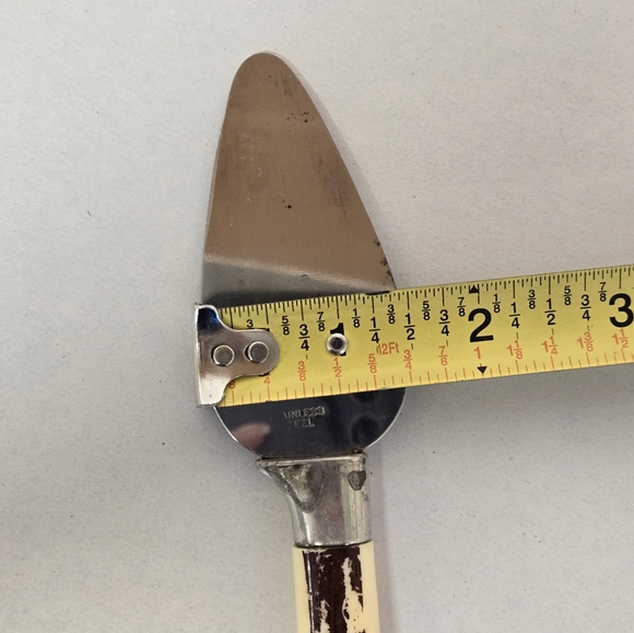 VTG Regent Sheffield Carved Handle Stainless Steel Cheese Cake Server Flatware - Picture 8 of 8